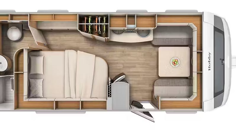 HOBBY DeLuxe 495 WFB voll